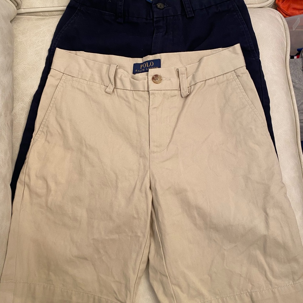 Polo by Ralph Lauren Men's Tan and Black Shorts